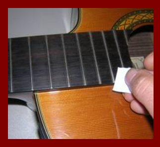 Checking a Classical Guitar Fret