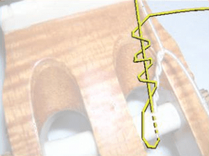 Classical Guitar Bass Strings Installation 2