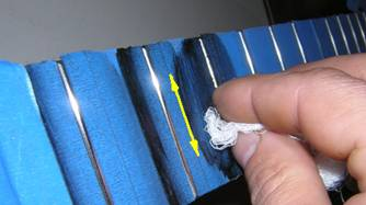 Polishing Classical Guitar Frets