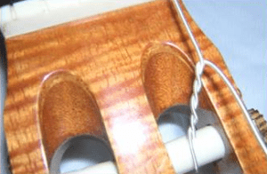 Classical Guitar Bass Strings Installation 3