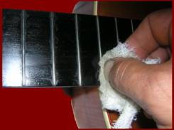 Cleaning a Classical Guitar Fingerboard