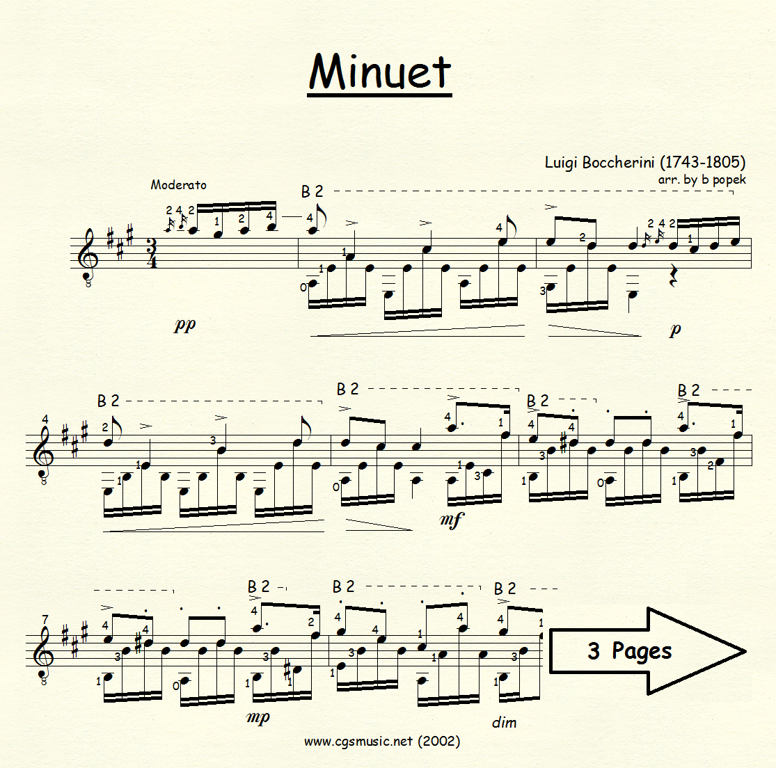 Minuet preview
