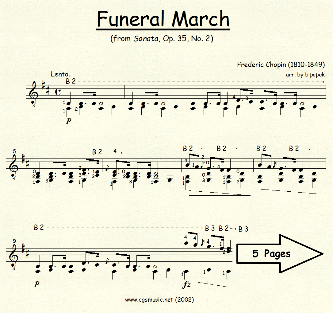 Funeral March from Sonata Op. 35 #2 preview