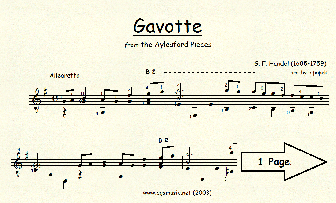 Gavotte preview