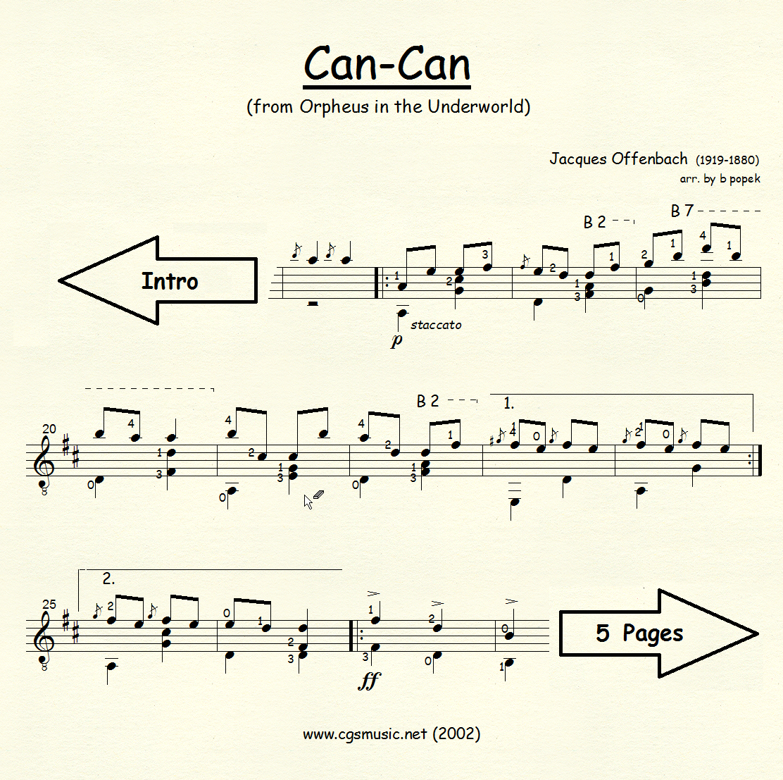Can-Can by Offenbach preview