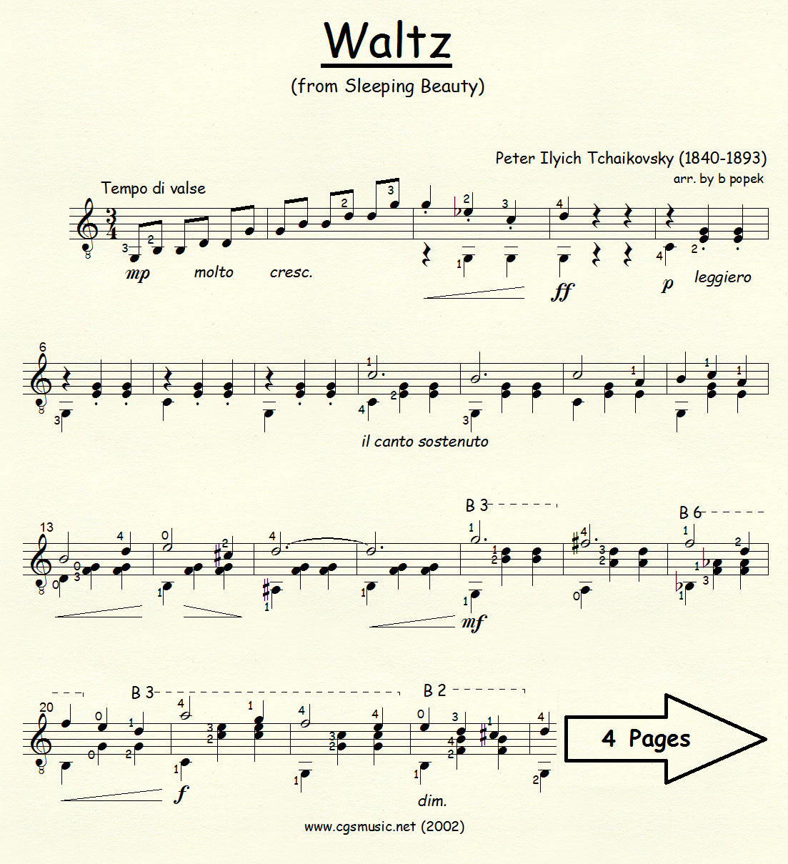 Waltz from Sleeping Beauty preview