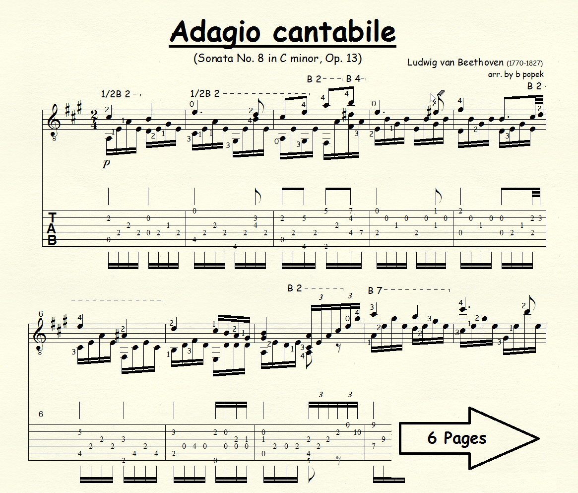 Adagio Cantabile by Beethoven preview