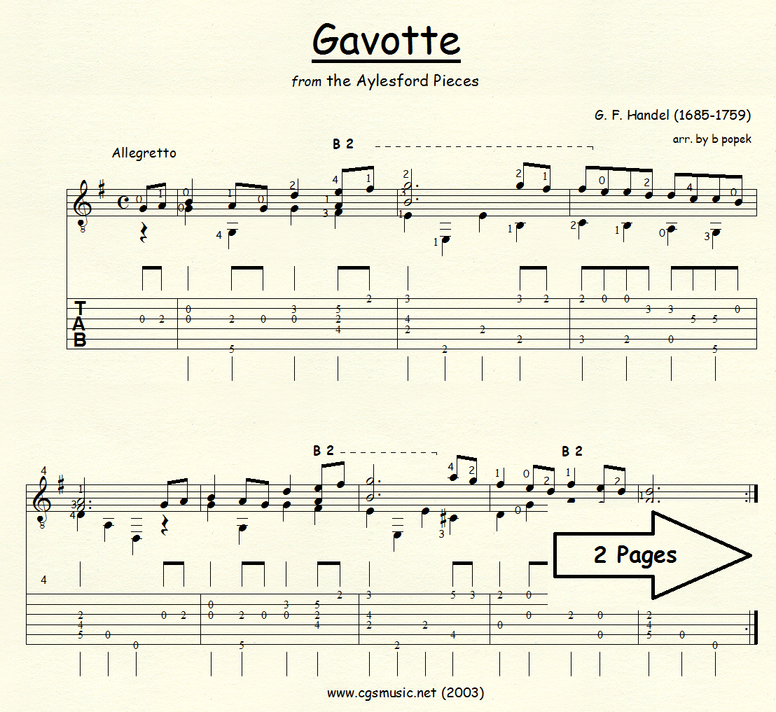 Gavotte preview