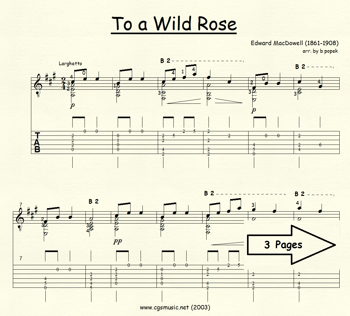 To a Wild Rose preview