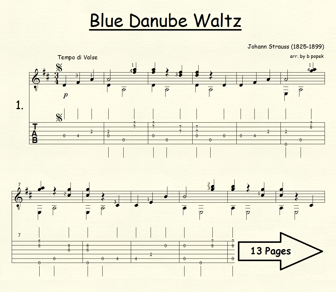 Blue Danube Waltz by Strauss preview