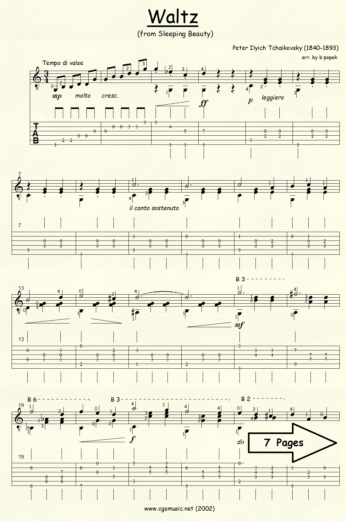 Waltz from Sleeping Beauty preview