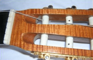 Classical Guitar Bass Strings Installation 1