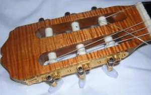 Classical Guitar Treble Strings Installation