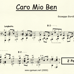 Cario Mio Ben by Giordiano