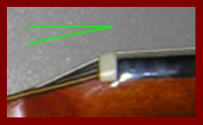 Classical Guitar Fingerboard Nut Slot Angle & Shape