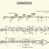 Consolation Mendelssohn for Classical Guitar in Standard Notation