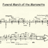 Funeral March of the Marionette Gounod for Classical Guitar in Standard Notation
