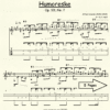 Humoreske Op.101 No. 7 Dvorak for Classical Guitar in Tablature