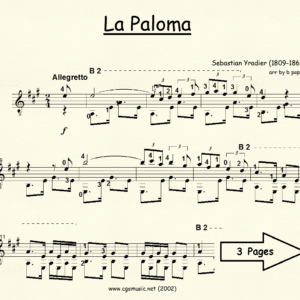 La Paloma by Yradier