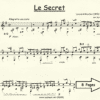 Le Secret Gautier for Classical Guitar in Standard Notation