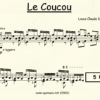 Le coucou Daquin for Classical Guitar in Standard Notation