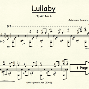 Lullaby by Brahms