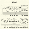 Minuet Boccherini for Classical Guitar in Tablature
