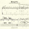 Minuetto from Eine Kleine Nachtmusik Mozart for Classical Guitar in Tablature