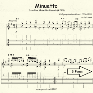 Minuetto from Eine Kleine Nachtmusik by Mozart