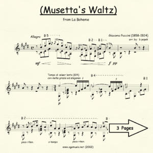 Musetta’s Waltz by Puccini