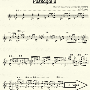 Passagalia by Biber