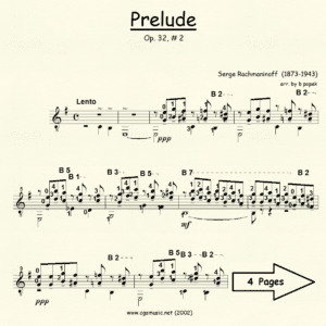 Prelude Op 32 #2 by Rachmaninoff