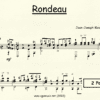 Rondeau Mouret for Classical Guitar in Standard Notation