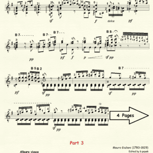 Sonata in C Major Op 15 by Giuliani