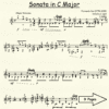 Sonata in C Major Sor for Classical Guitar in Standard Notation