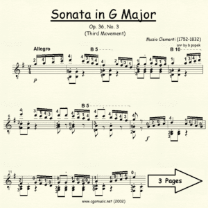 Sonata in G Major by Clementi