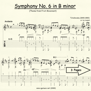 Symphony #6 in B minor