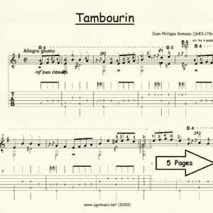 Tambourin by Rameau