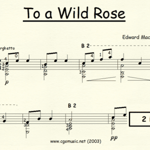To a Wild Rose by MacDowell