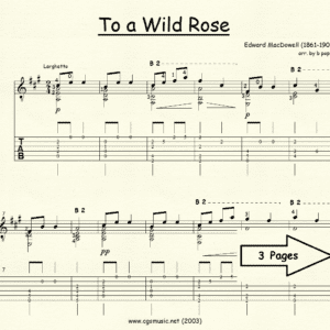 To a Wild Rose by MacDowell