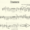 Traumerei Schumann for Classical Guitar in Standard Notation