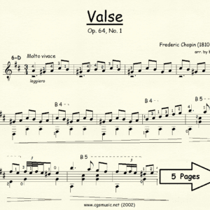 Valse Op 64 #1 by Chopin